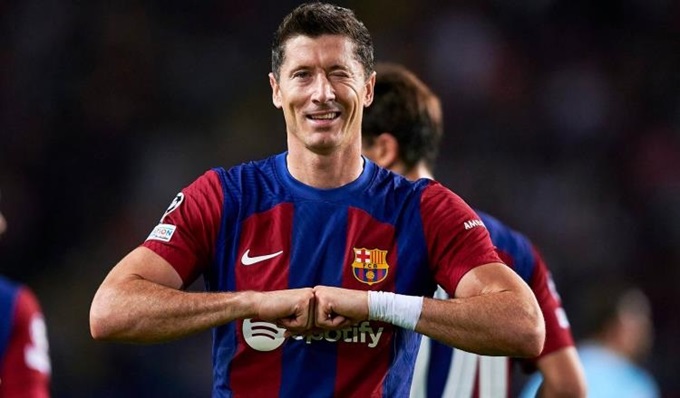 Lewandowski hiện dẫn đầu danh sách ghi bàn tại La Liga 2024/25 với 4 bàn thắng